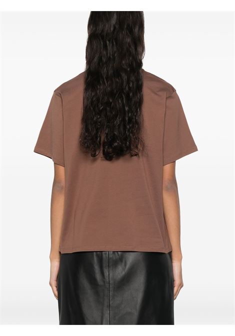 Brown Telanto T-shirt Loulou studio - women LOULOU STUDIO | TELANTOWD